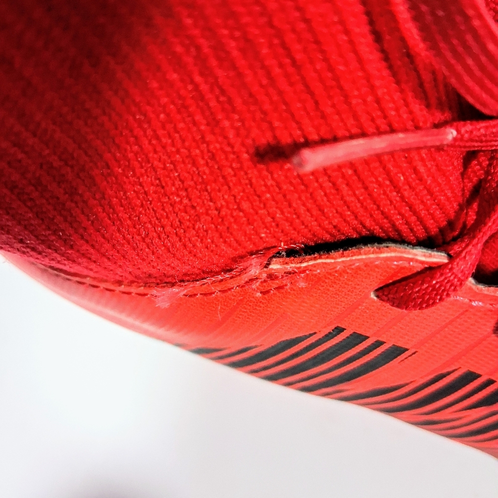 Nike Mercurial Men's Size 9 Rare Red Flashy Soccer Shoes Worn Once! - Picture 7 of 11